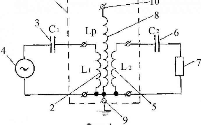 электрический высокочастотный резонансный трансформатор (варианты