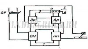 Схема сварочного трансформатора со встроенным дросселем